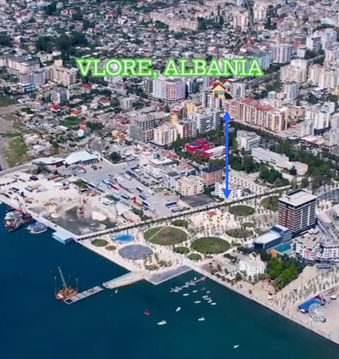 Lovely Place. Close To Beach & Boulevard Vlore Luaran gambar